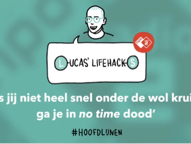 Lucas Lifehacks: Van weinig slaap ga je dood!
