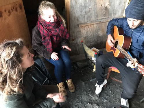 'Maar de gitaarleraar was opgepakt'