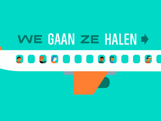 Vliegtuig van 'We Gaan Ze Halen' naar Lesbos om vluchtelingen op te pikken