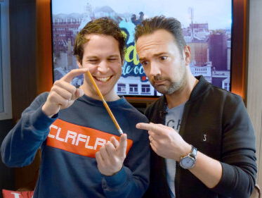 Victor Mids in de studio