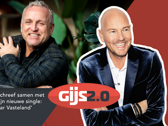 Gordon op bezoek in de studio bij Gijs 2.0!