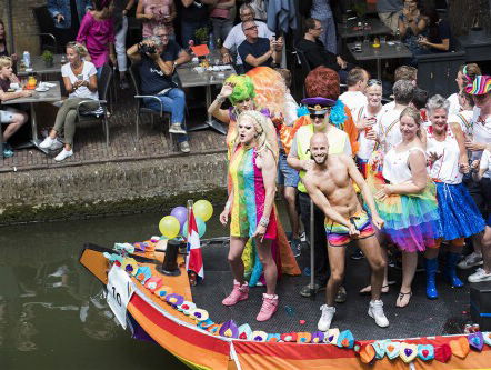 VVD-er Zohair El Yassini over Canal Pride Utrecht