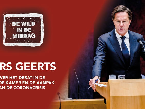 Lars Geerts volgt het coronadebat in de Tweede Kamer