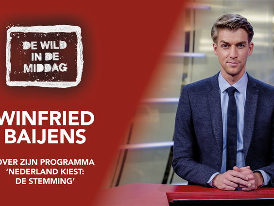 'Nederland kiest: De stemming' onder leiding van Rob Trip en Winfried Baijens