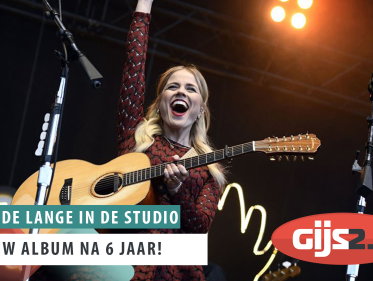 Ilse Delande in de studio