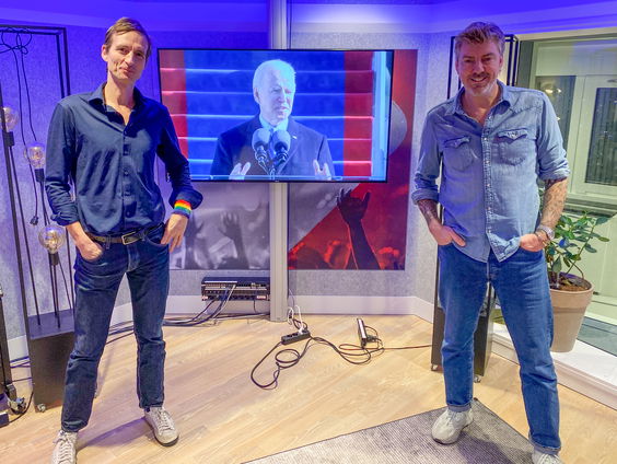 Michiel Vos is tafelheer en doet verslag van de inauguratie van Joe Biden