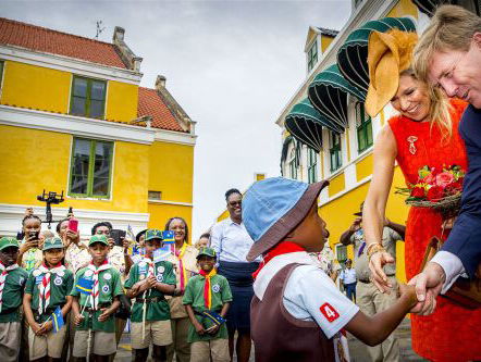 Rick Evers bij bezoek WA & Max aan Aruba