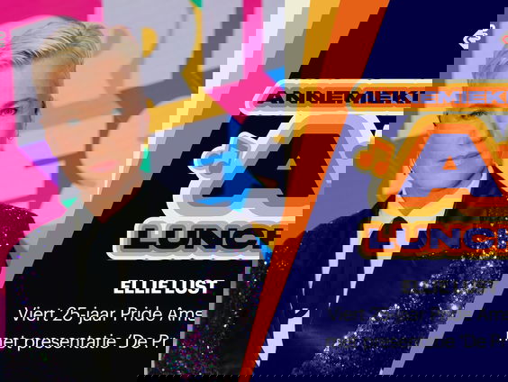 Ellie Lust viert 25-jaar Pride Amsterdam met tv-quiz De Pride Test