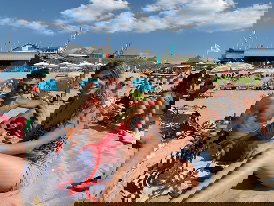 Een verzoekje vanaf het strand met je eigen portable waterpijp