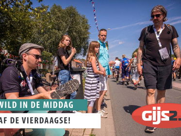 Ruud de Wild op de Vierdaagse