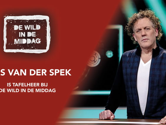 Kees van der Spek is tafelheer bij De Wild in de Middag!