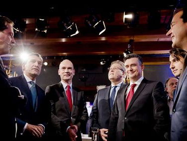 Het eerste lijsttrekkersdebat viel een beetje tegen...