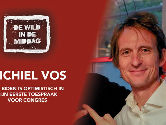 Michiel Vos: 'Biden optimistisch over VS in eerste toespraak voor Congres'