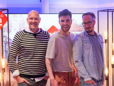 Duncan live in de studio van NPO Radio2!