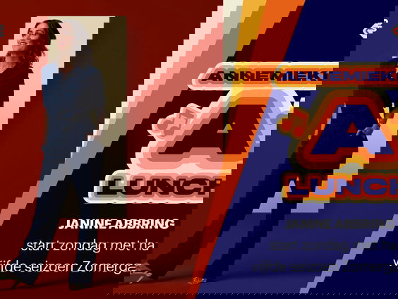 Janine Abbring start zondag met haar vijfde seizoen Zomergasten