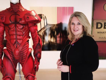 Lieke Lamb was gisteren bij de veiling van George Michaels kunst