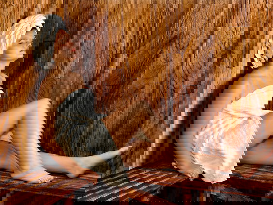 Evert is doorgestoomd in de sauna