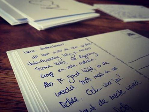 Stuur je lief een kaart en tegelijkertijd meteen een eenzaam persoon.