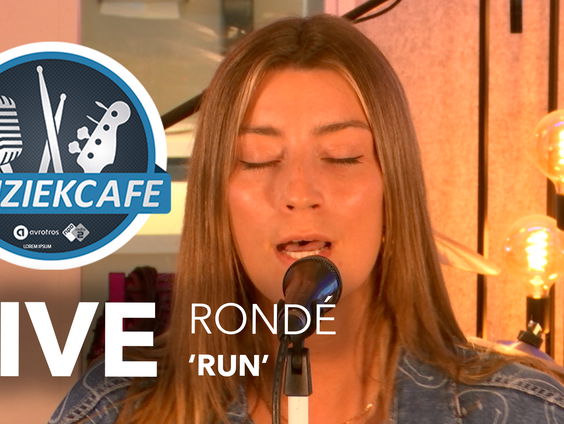RONDÉ - 'Run' live bij Muziekcafé