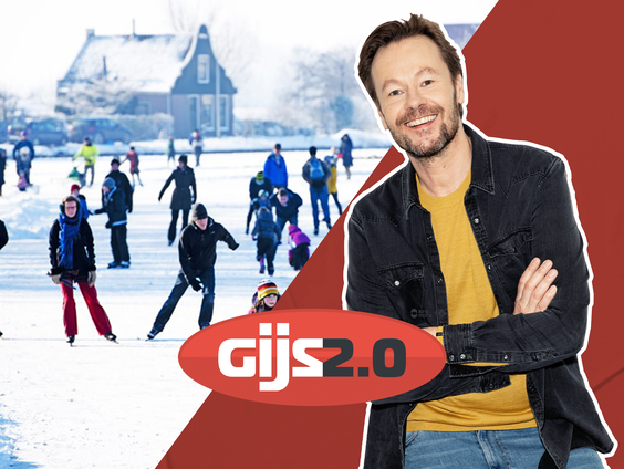 Gijs kreeg ijskoud appje van weerman William Huizinga