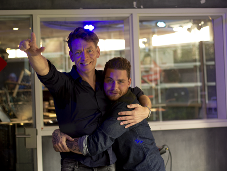 Douwe Bob in de studio