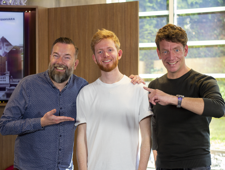 Joe Buck in de studio