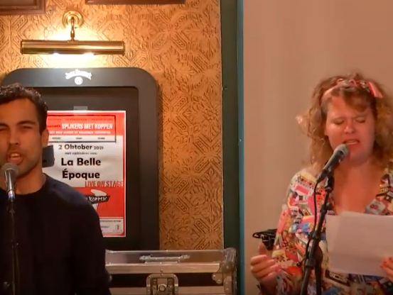 Cabaret Volkszangers en QR-code