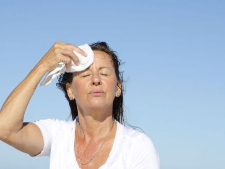 Saskia heeft last van de overgang