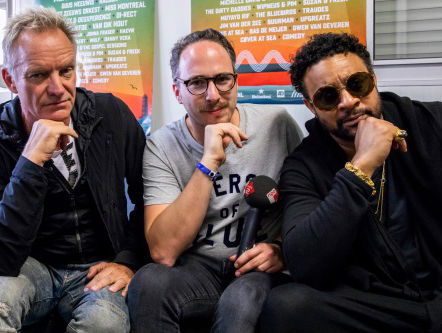 Frank mocht met Sting op de foto!