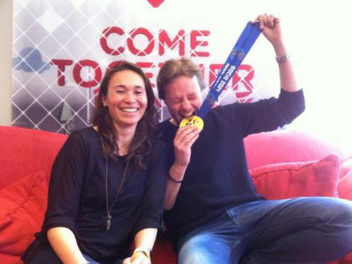 Bibian Mentel heeft zojuist goud gewonnen!