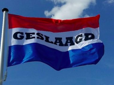 Alle geslaagden : Gefeliciteerd!