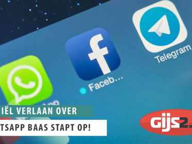 WhatsApp baas stapt op