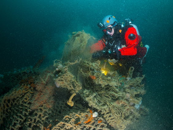 Ben Stiefelhagen wil duizenden kilo's afval boven Waddeneilanden opruimen