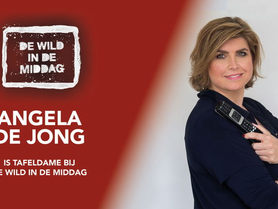 Angela de Jong is tafeldame bij De Wild in de Middag!
