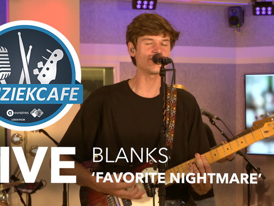 Blanks - 'Favorite Nightmare' live bij Muziekcafé