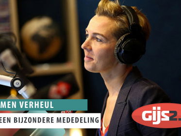 Carmen Verheul met een bijzondere mededeling