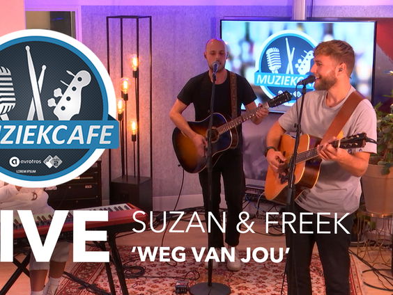 Suzan & Freek - 'Weg Van Jou' live bij Muziekcafé