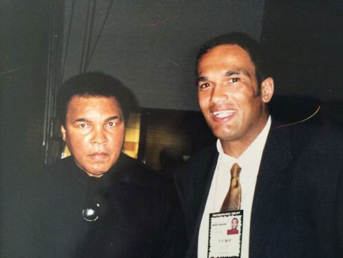 Mohammed Ali zei tegen Arnold Vanderlyde "You're a great champ"