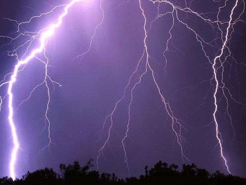 Stormchasers genieten van het onstuimige weer!