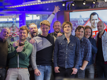 Bertolf in de studio