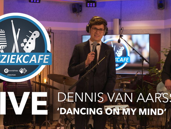 Dennis van Aarssen - 'Dancing On My Mind' live bij Muziekcafé