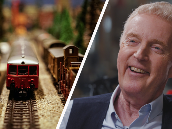 Modeltreinfan André van Duin kreeg starterspakket van De Grote Kleine Treinencompetitie