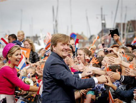 Vakantiefotoshoot van de Koninklijke familie