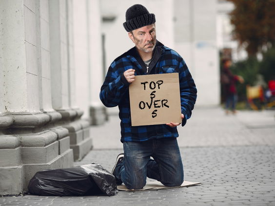 Top 5 over 5: Wat zijn nog meer de voordelen van dakloos zijn?