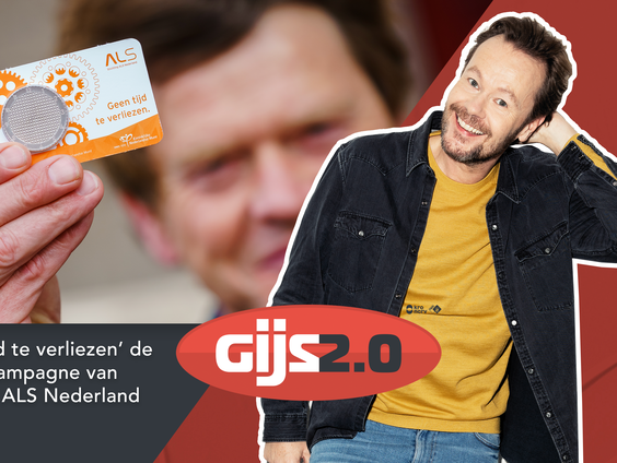 Beau van Erven Dorens slaat unieke munt voor Stichting ALS