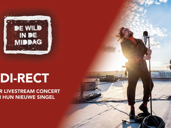 DI-RECT kondigt livestream concert aan vanuit Omniversum in Den Haag