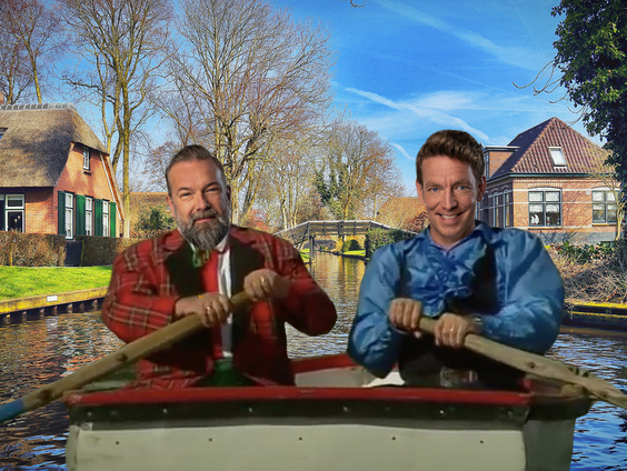 Jeroen maakt tijdens ochtendshow Nederlandse versie van Bassie & Adriaan vakantieliedje