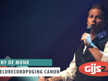Danny de Munk wereldrecordpoging canon