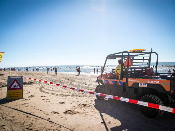 Sander van de Reddingsbrigade: "De zee is altijd gevaarlijk"
