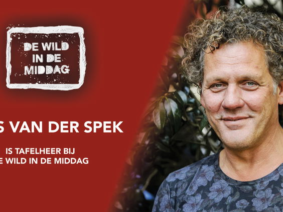 Kees van der Spek is tafelheer bij De Wild in de Middag!